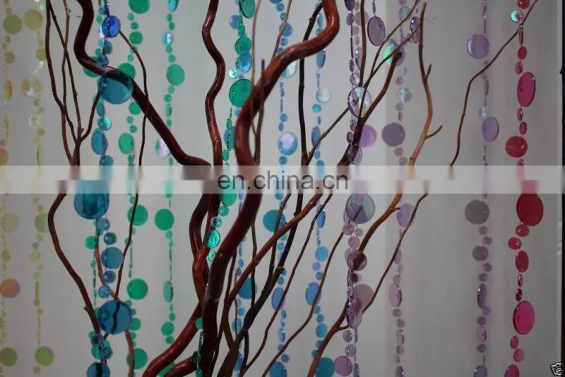 Rainbow Champagne Bubbles Beaded Curtains