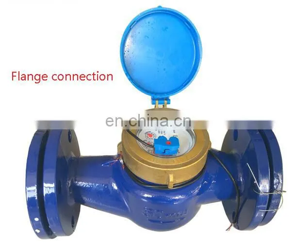 China supply multi jet dn 20 brass water flow meter with water meter pulse sensor