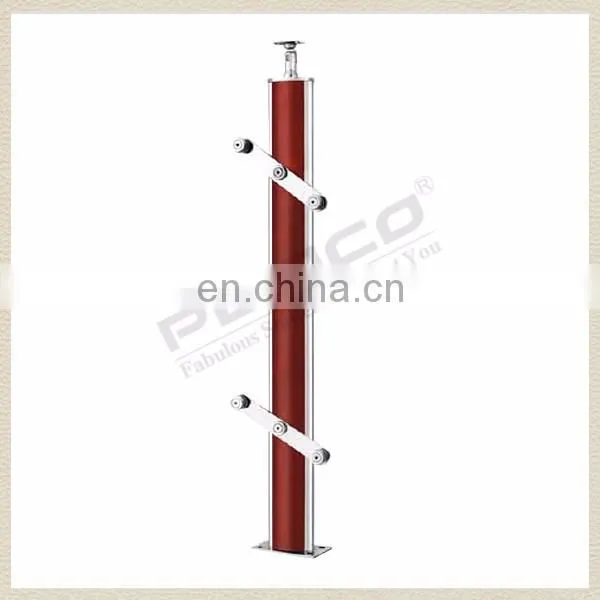 Stock of Iron balcony railings designs for glass easy fixing