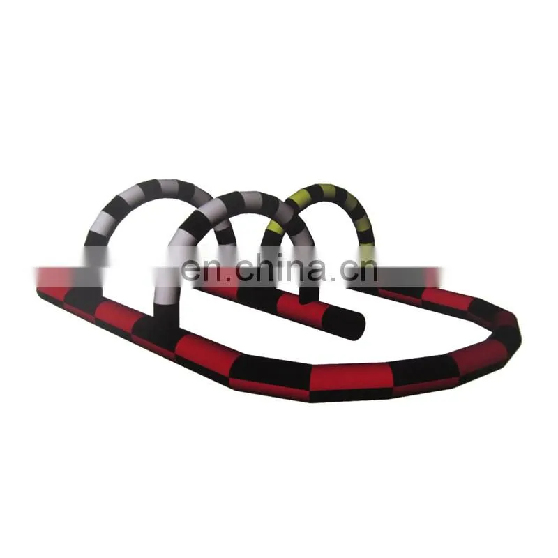 Interactive Game Competition Track Inflatable Car Race Track For Sale