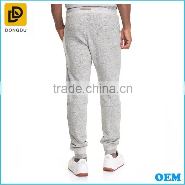 2016 White pure cotton mens jersey pants for mens