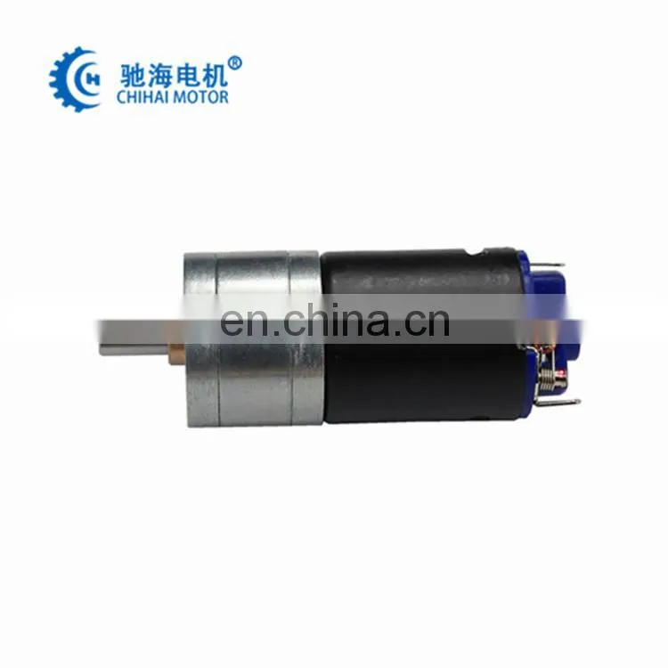 chihai motor 25-370K High Speed Permanent Magnet Miniature DC Metal Tooth Speed Reduction Motor DC 6V 12V