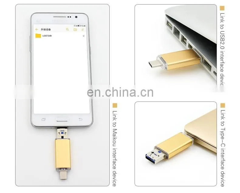 New Products 2018 OTG USB 3.1 Type C Flash Drive 16gb wholesale