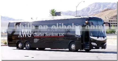 6x4 PK6137 aircraft luxury coach bus 61 seats SL