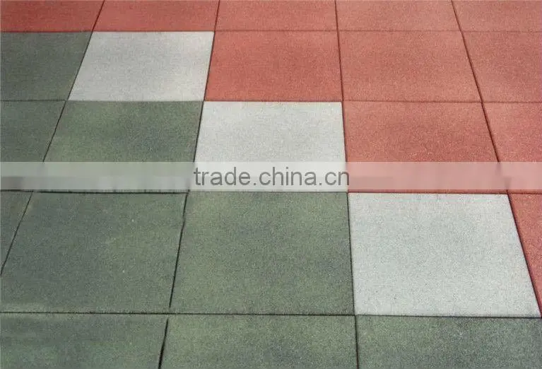 EMEI gym rubber mat with different colors