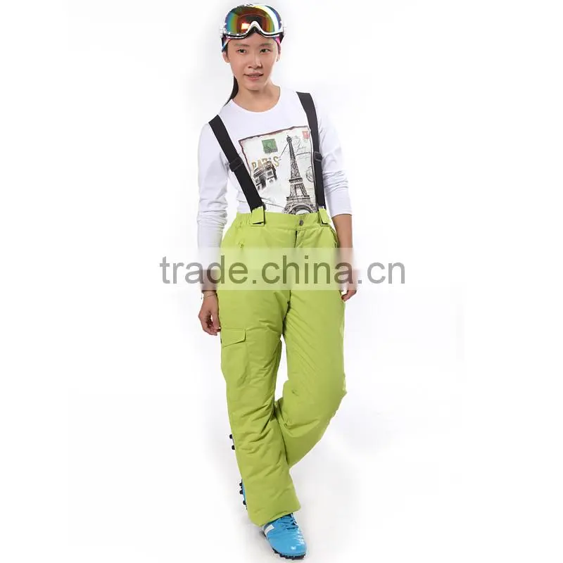 women custom design winter ski pants for outdoors