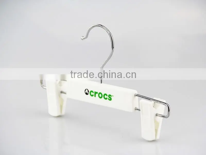 IMY-516 white plastic kids hangers closet for pants