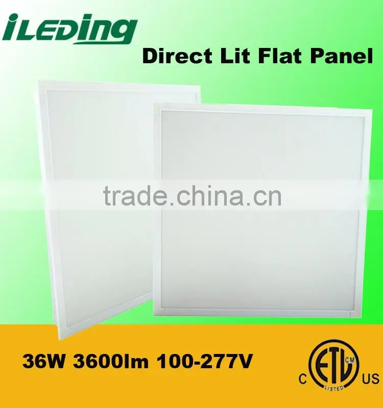 36W 3600lm AC100-277V LED Panel 600X600 with 5 Years Warranty
