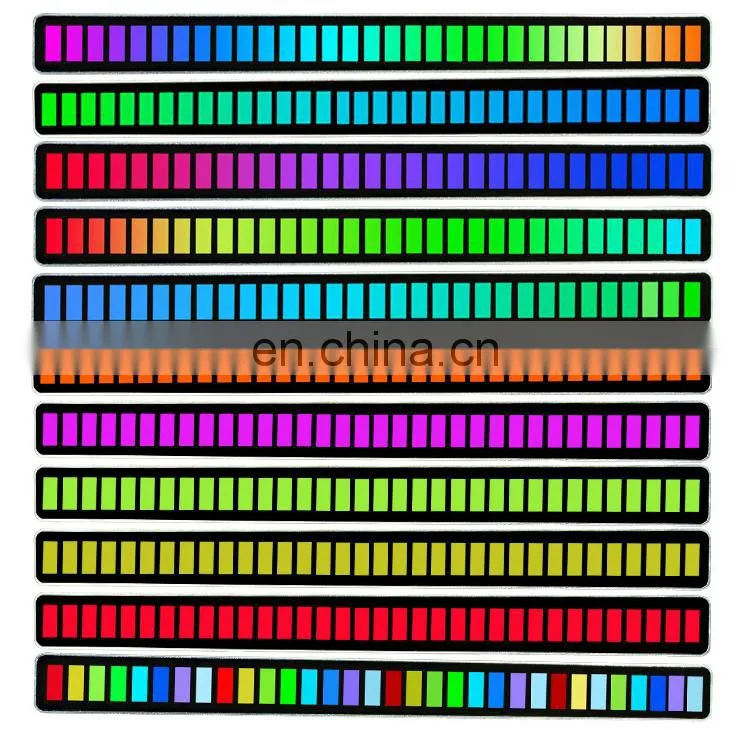 DPBGC18 LED Music Spectrum Display RGB Pickup Rhythm Light Voice-Activated Music Rhythm Light