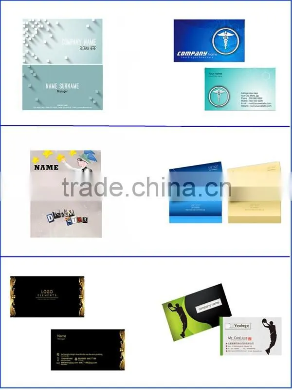 offset business card printing service in China