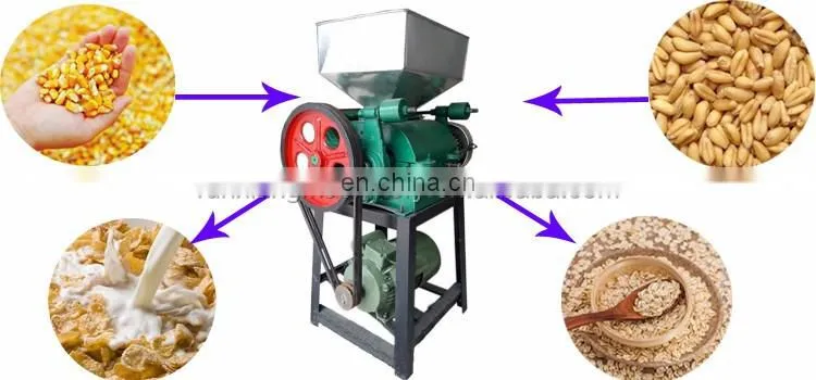 Factory supply corn flakes making machine / pet flakes to fiber machine / dog food extrusion machine