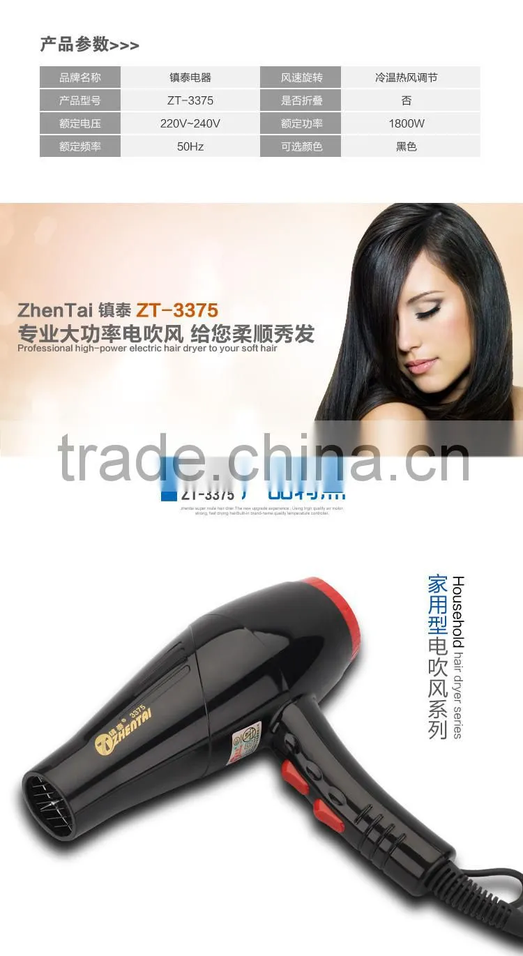 Hot Sale For OEM ODM 2015 New Professional Salon Equipment Hair Dryer Styling Tool