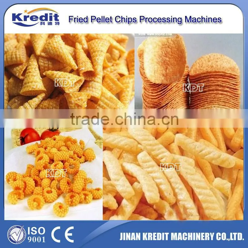 Fried Potato Starch Chips Snack Food Production Line