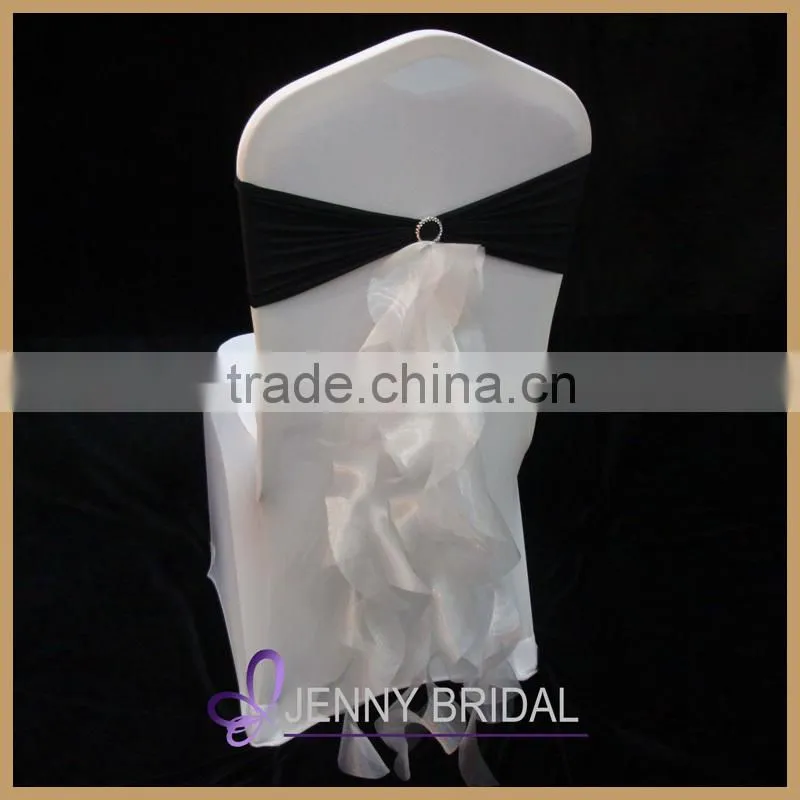 C061A spandex wedding ruched spandex chair covers