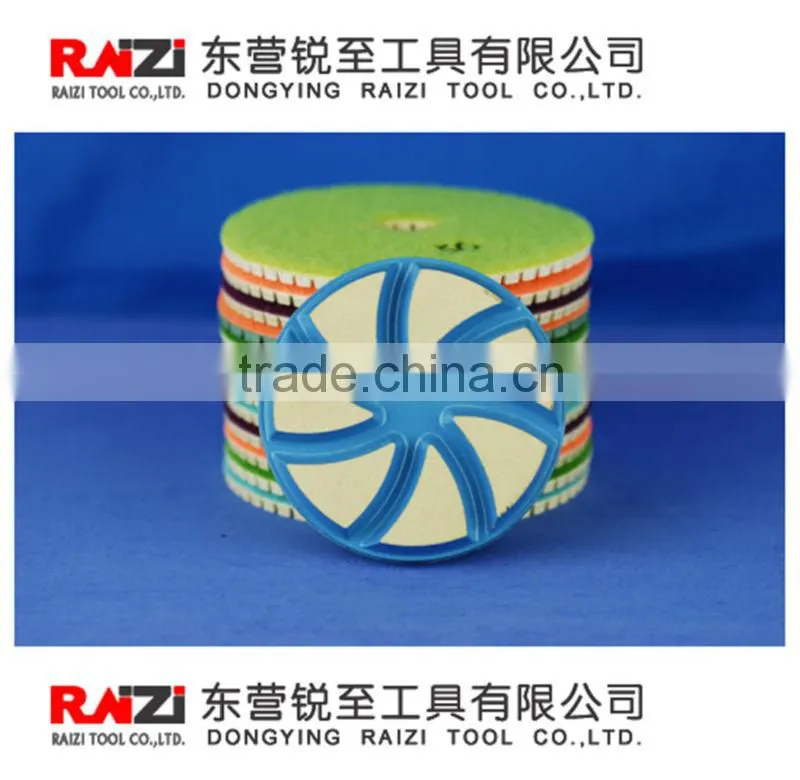 Ceramic Diamond dry Polishing Pad/Dry for concrete