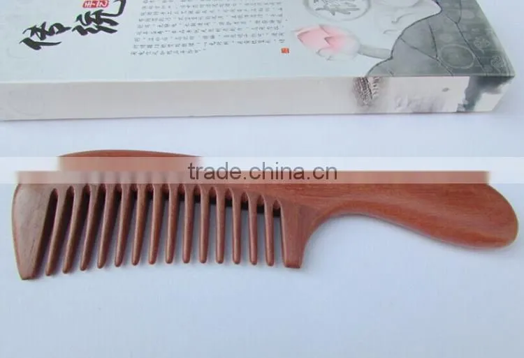 Dongguan kusunoki comb wood ,wooden comb beard