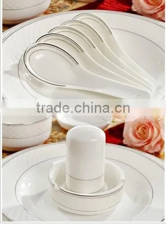 56 pcs customized dinner plates for restaurants