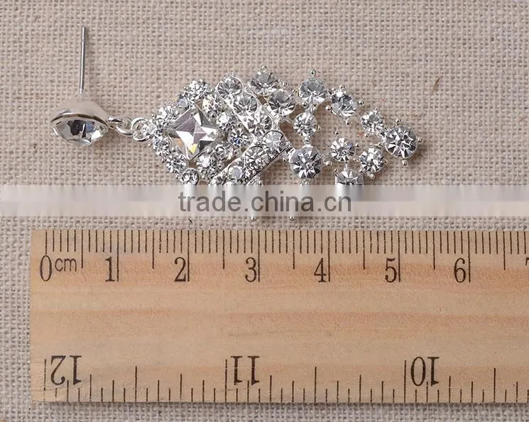 Bridesmaid Rhinestone Chunky Wedding Jewelry Set Beautiful Necklace Set