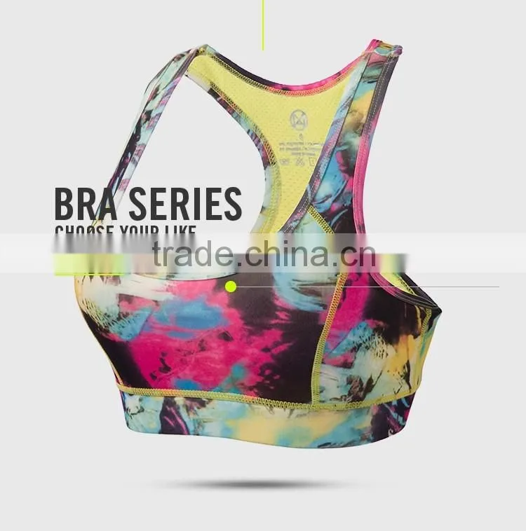 2016 China hot sexy girls custom women sports bra