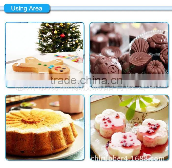 Practical food grade silicone molds for microwave cake