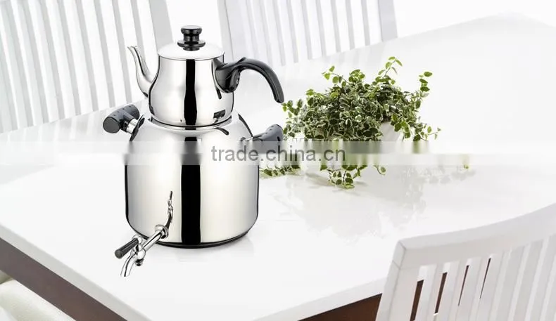 Ltk142 Good Sale Double Tea Pot Kettle Set Double Tea Kettle