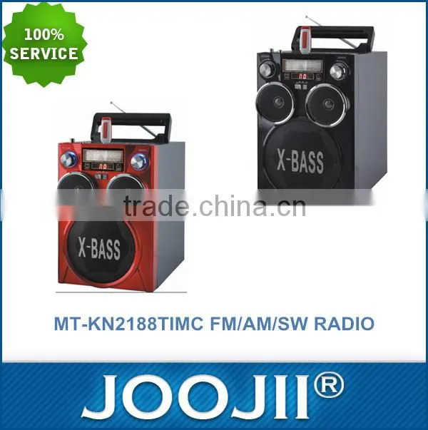 Hot Sales Portable FM/AM/SW Radio With Bluetooth And Karaoke Function, Bluetooth Speaker With 3 bands Radio Supoort USB/SD