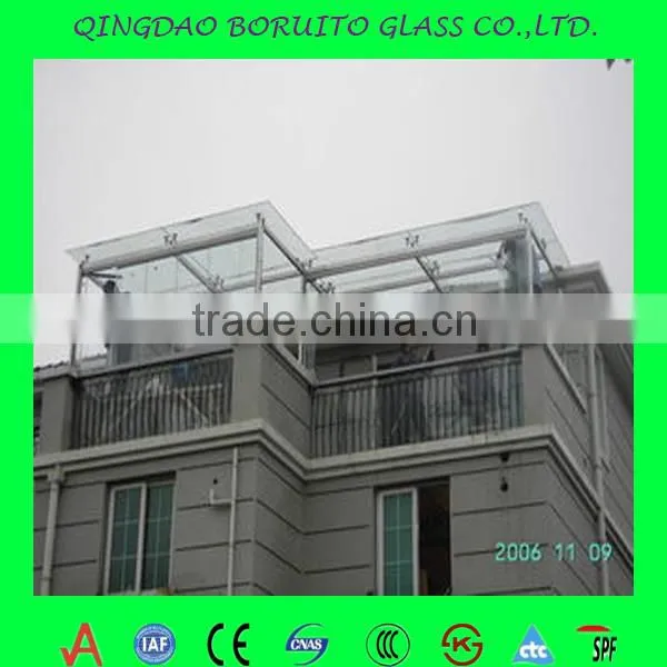 8.16mm laminated building glass for ralling stairs