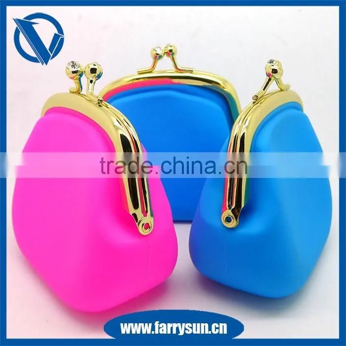 2015 New Silicone Coin Purses Non-toxic Available in Various Colors Customized Logo cion purse