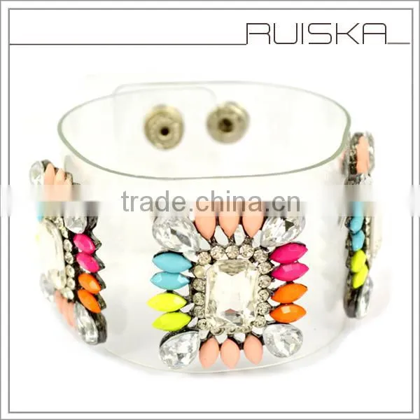 Shourouk Style With Crystal Plastic Bracelet