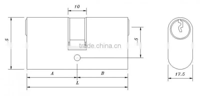 Safe Oval Lock Cylinder Manufacturer