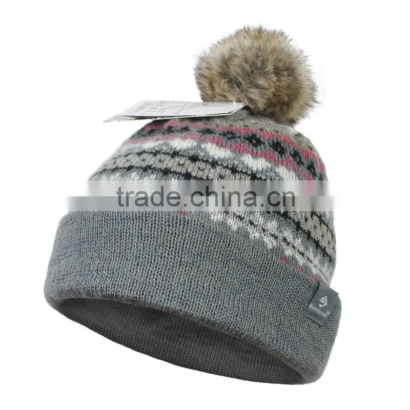 wholesale 2013 cheap women's fitted knitted beanie hat custom wool cap
