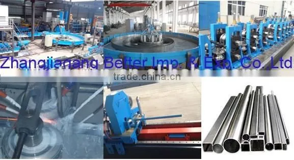 High frequency automatic steel pipe welding rolling mill machinery
