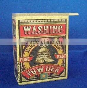 Customized washing powder box