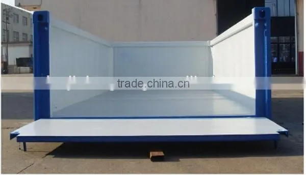 20ft half height open top container with Swing Doors