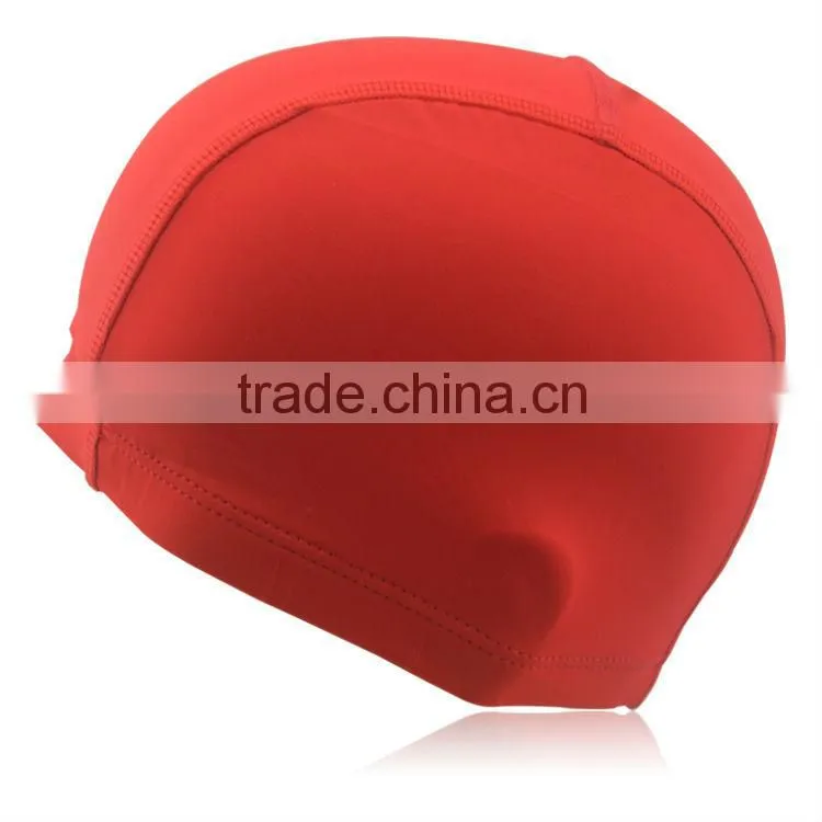 Lycra polyester swimming caps for promotion