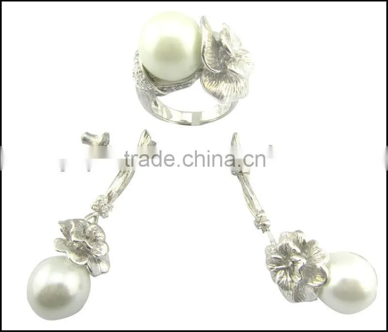 Vintage Style Jewelry Set with Freshwater Pearl, Vintage Jewelry