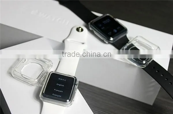 2015 Hot Selling Factory Buckle TPU Cover for Apple Watch With Band Adapter