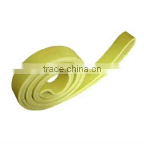 480'C yellow kevlar nonwoven felt belt for aluminium extrusion