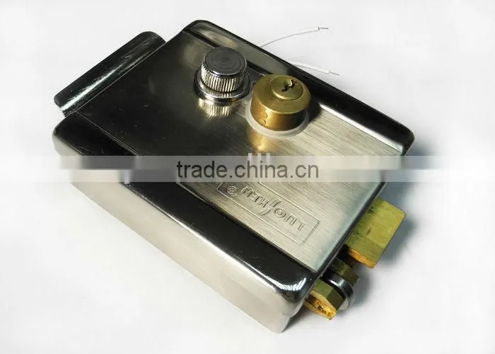 Electric door lock compatible with access control, door phone system