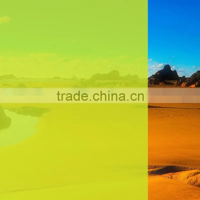 light yellow glass window film for building decoration with high UV rejection