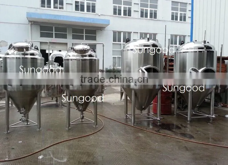 2bbl/3bbl/5bbl/7bbl/10bbl/15bbl/20bbl/30bbl/40bbl/50bbl/60bbl/100bbl Stainless Steel Jacket Fermenter