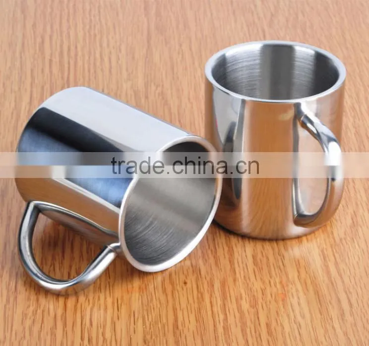 Good Quality Double Wall 18/8 Stainless Steel Coffee Mug Cup from China