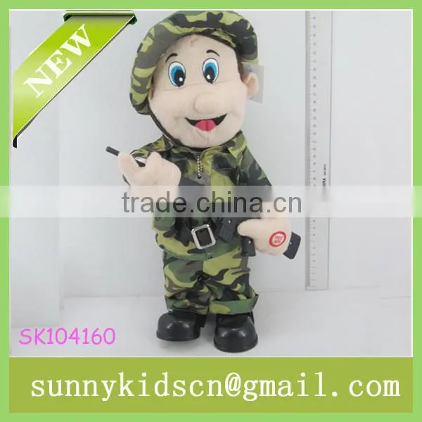 2014 HOT selling animal plush toys plush dog toys power-driven for wholesale plush toys