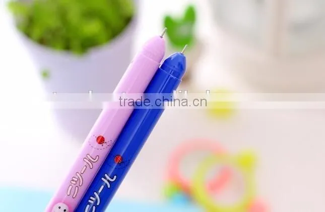 0.38mm Cute Expressions Snowman Gel Pen Ink Marker Pen School Office Supply Escolar Papelaria