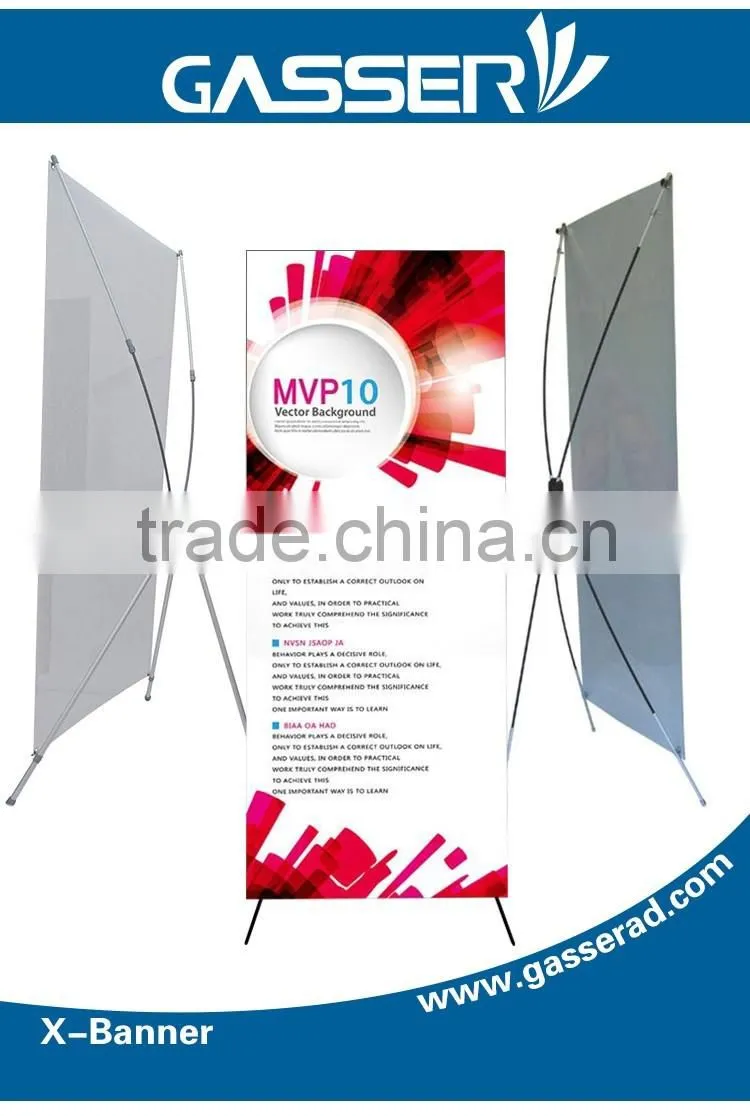 Good quality custom vinyl rectangle x banner