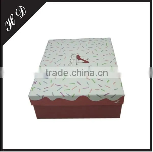 2016New Cardboard Shoe Box Wholesale
