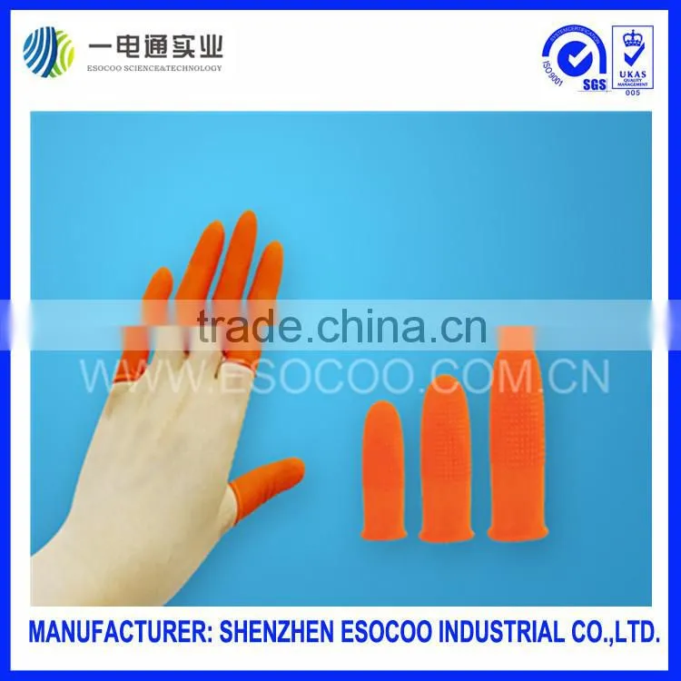 ESD cleanroom rubber finger cots