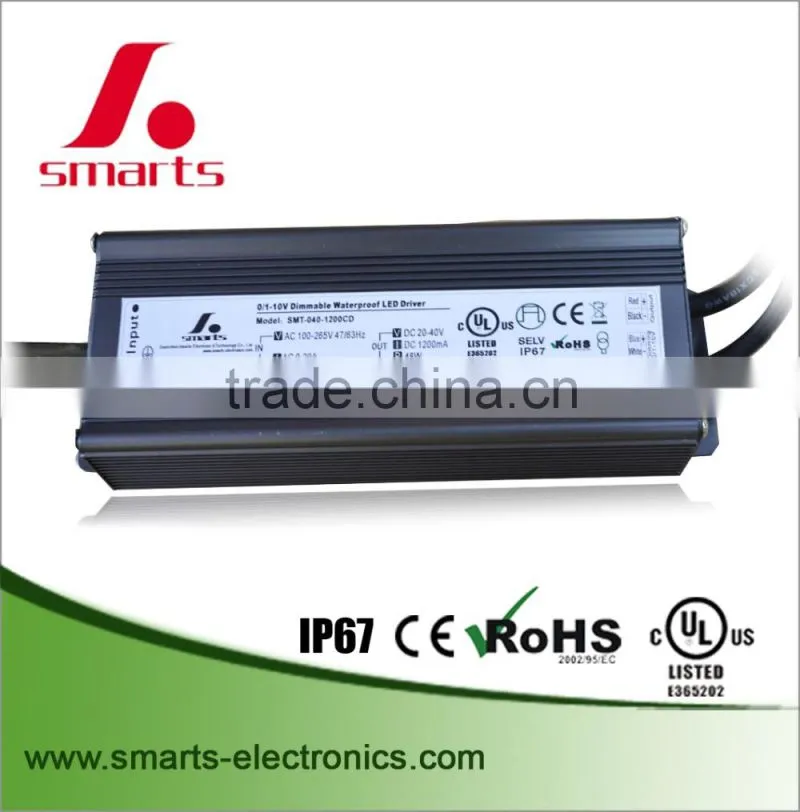 105w led driver 1050ma dimmable 0-10v power supply