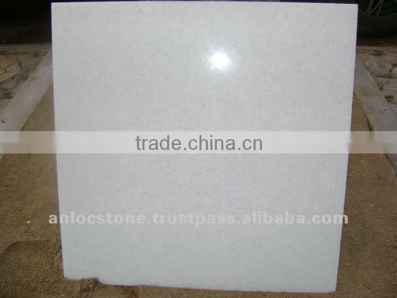 pure white marble tiles