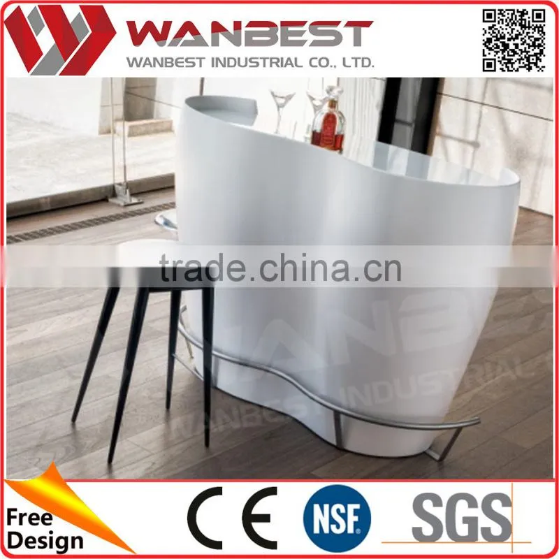 Semi Circle Small Curved Salon Bar Counters